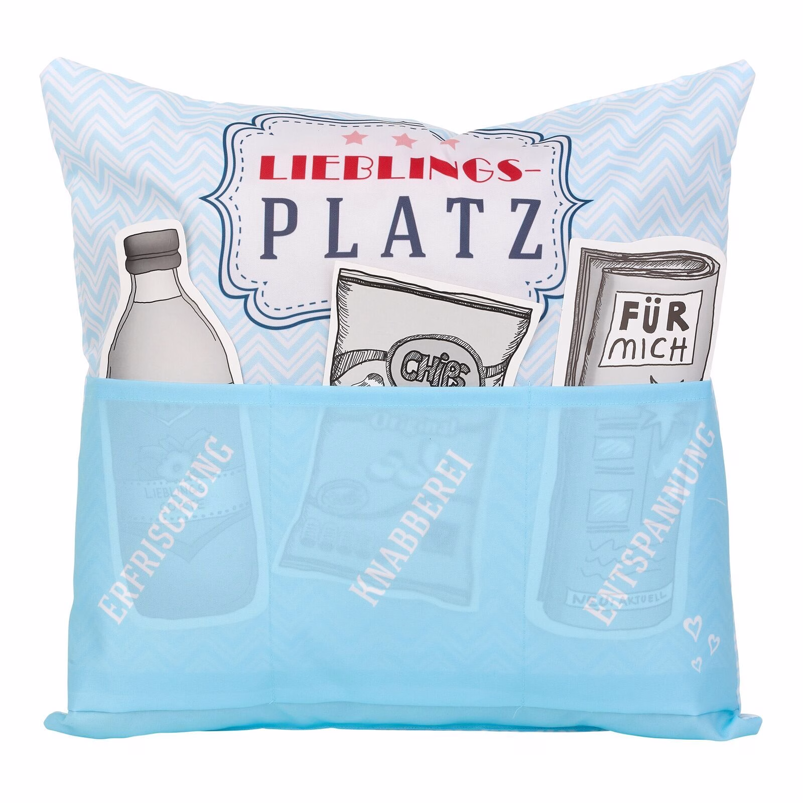 8757 Outdoor Kissen mit Taschen - Lieblingsplatz
