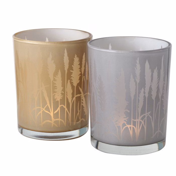 Windlicht Pampas gold 12cm