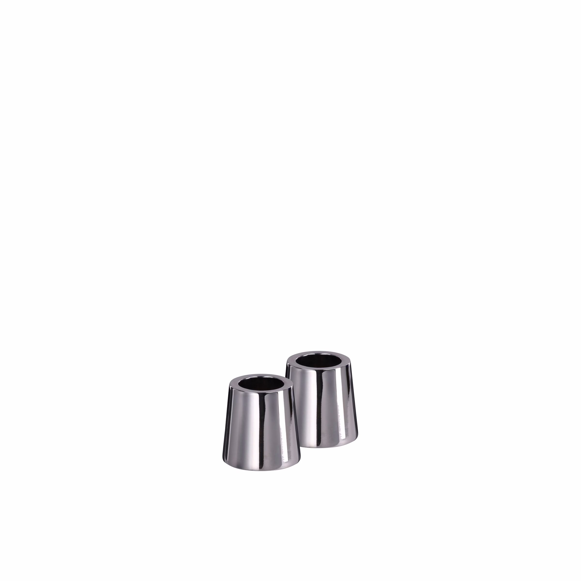 Uyuni Tafelkerzenhalter Light Mini chrome 2 Stück