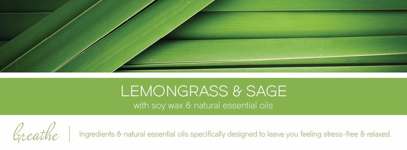 BREATHE Lemongrass & Sage 411g (3-Docht)