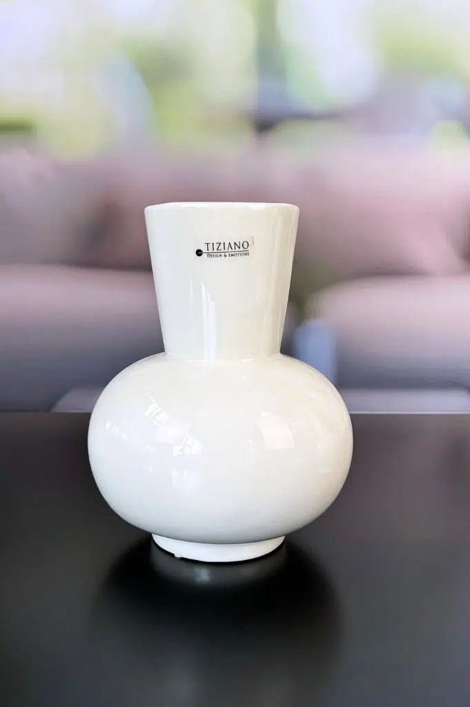 Tischvase Emporo cremeweiß Keramik 8cm Tischvase Emporo cremeweiß Keramik 8cm