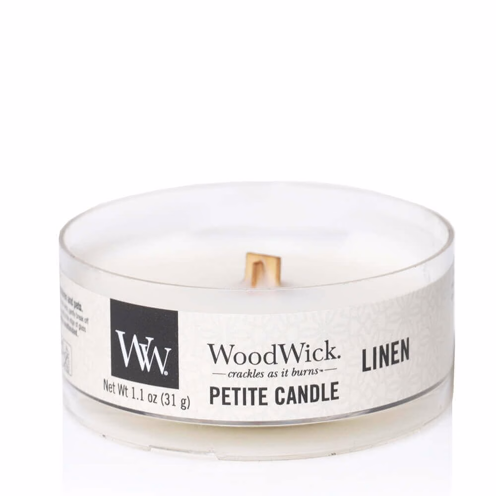 Linen Petite Candle 31g von Woodwick