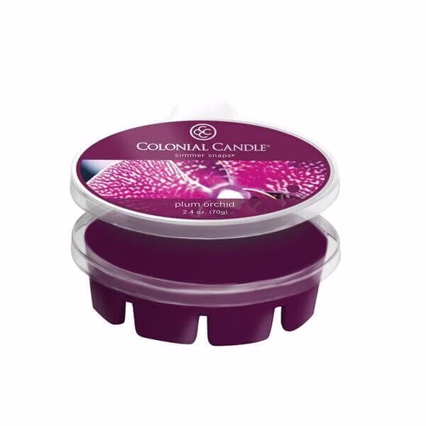 Colonial Candle Plum Orchid Simmer Snaps 70g