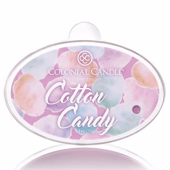 CCSNAPS-cottoncandy Colonial Candle - Cotton Candy Simmer Snap 70g