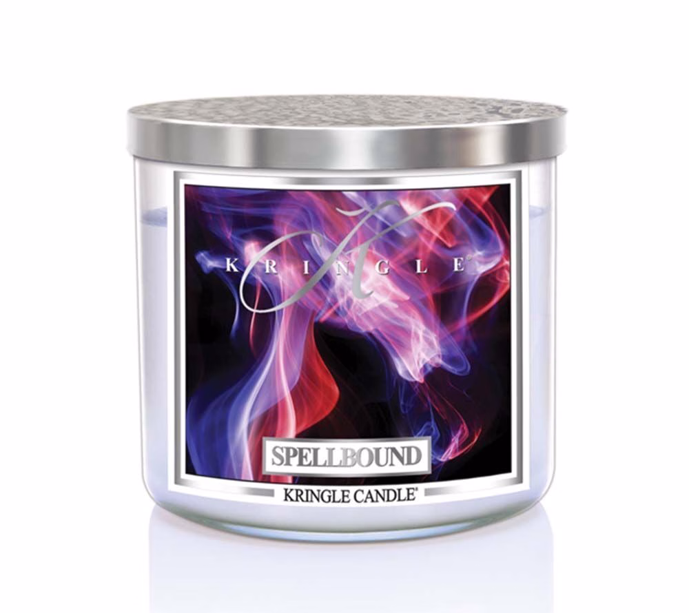kringle_candle_spellbound_silver_lid_american_heritage Spellbound 396g Tumbler 3-Docht