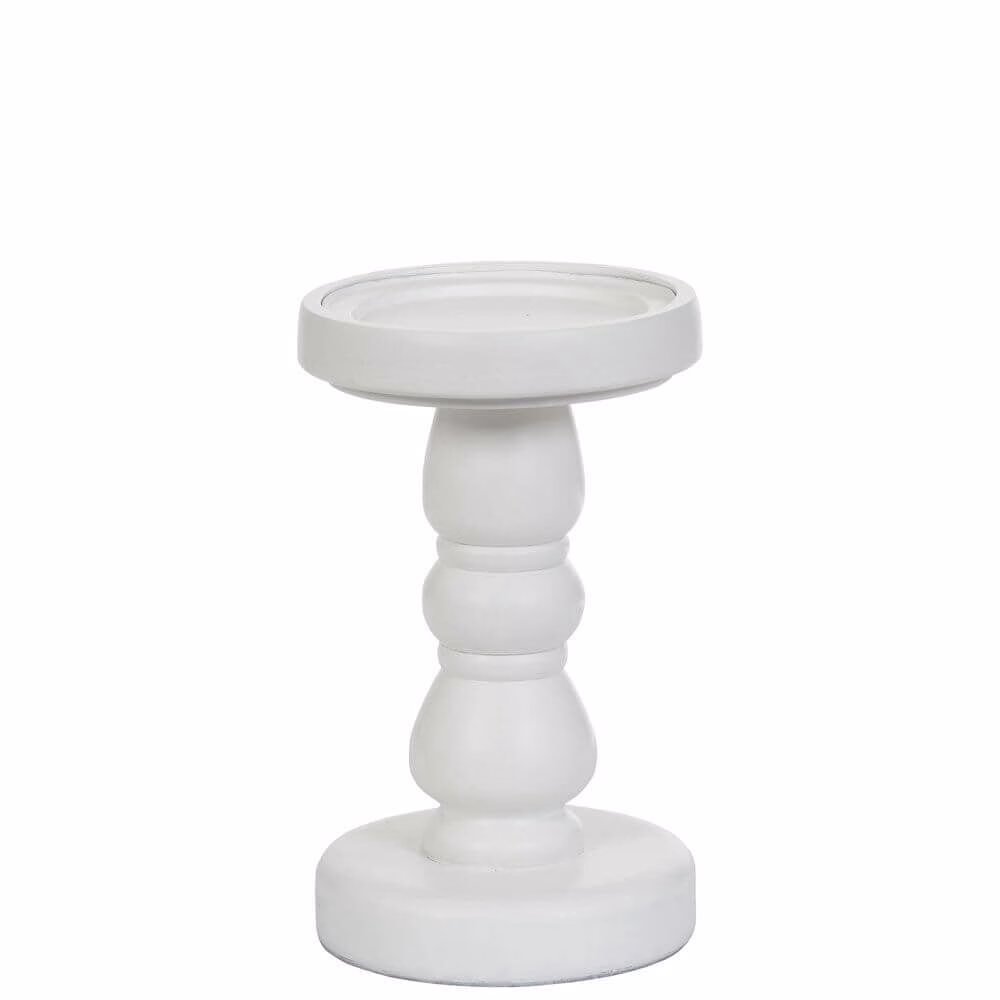 Yankee Candle White Wood Candle Stands mittel