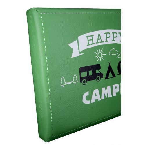 Sitzpolster Happy Camper grün Sitzpolster Happy Camper grün