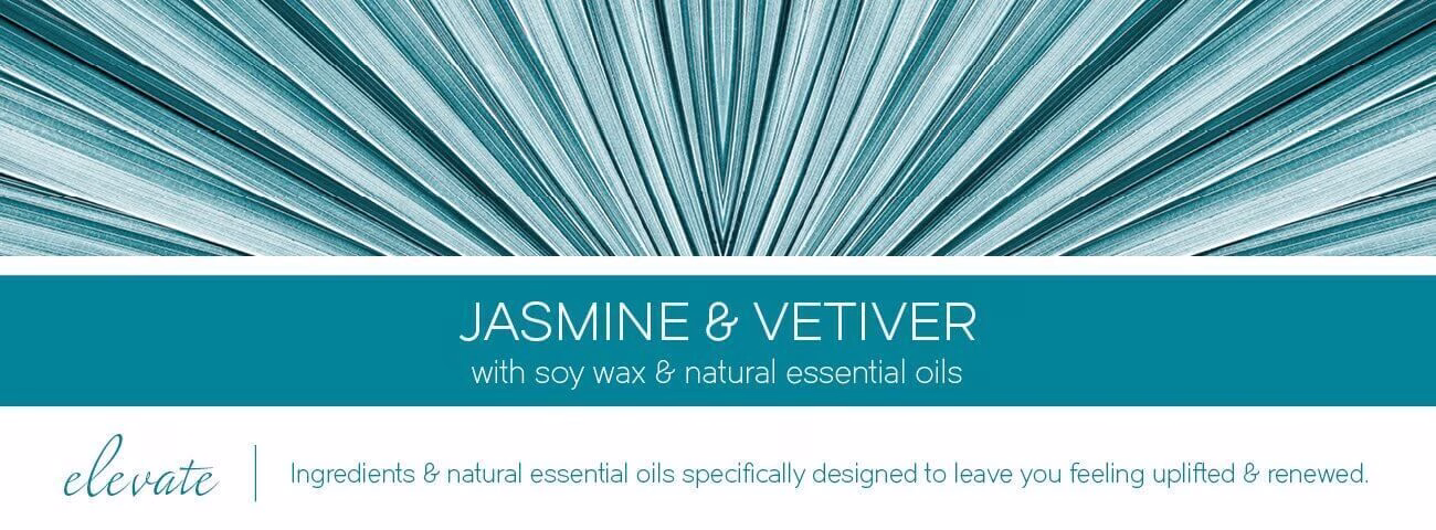 ELEVATE Jasmine & Vetiver 411g (3-Docht)