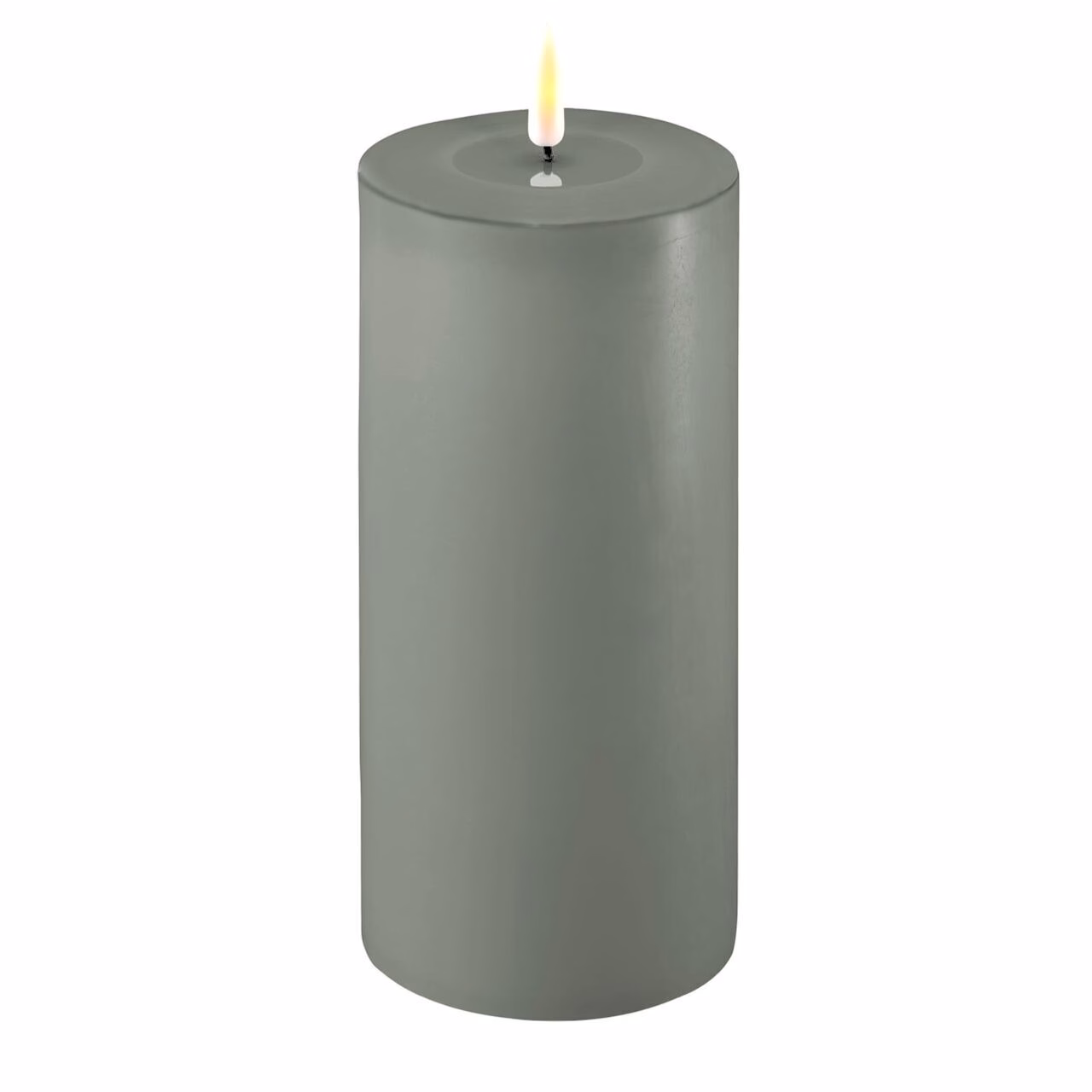 2021-RF-0315 Stumpenkerze LED salbei 10 x 20cm