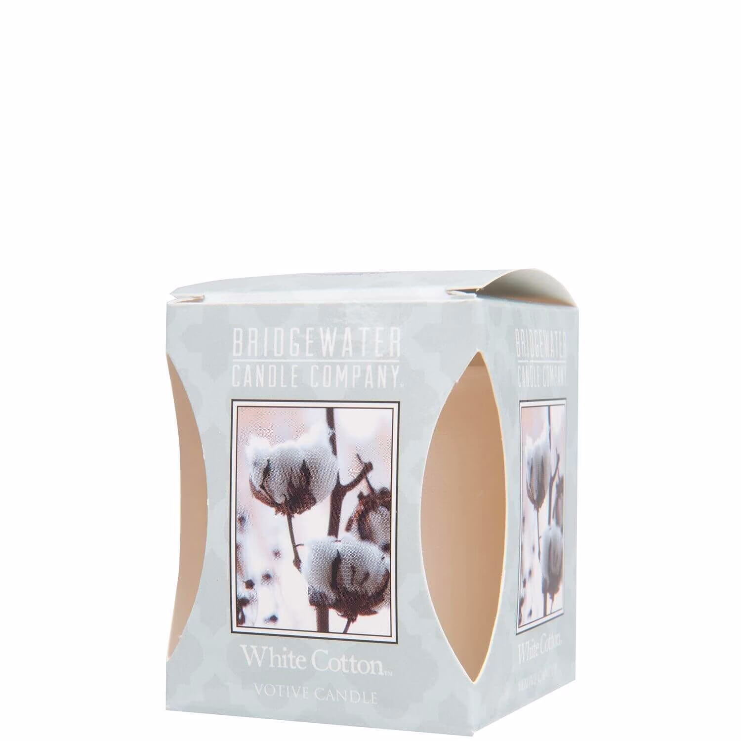 BW_WhiteCotton_VotiveBox_3 White Cotton 56g - Bridgewater Candle