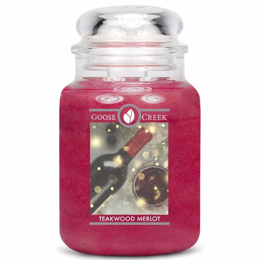 ES24671 Teakwood Merlot 680g von Goose Creek Candle