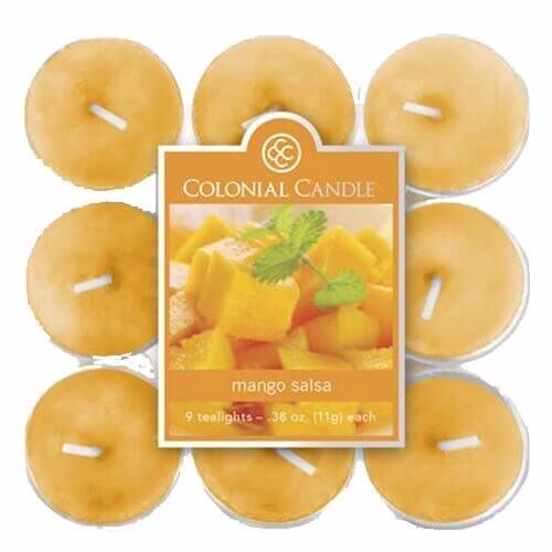 cc0109-20735594ffd2f2022 Colonial Candle Mango Salsa 9 Teelichte