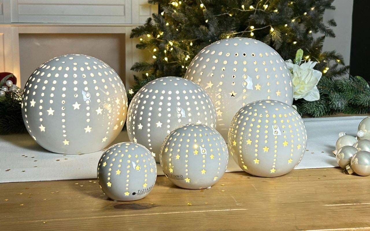 Lichtkugel Calante Stern 15cm LED cremeweiß Weihnachten, Weihnachtsdekorationen, Festival, Ei, Weihnachtsbaum