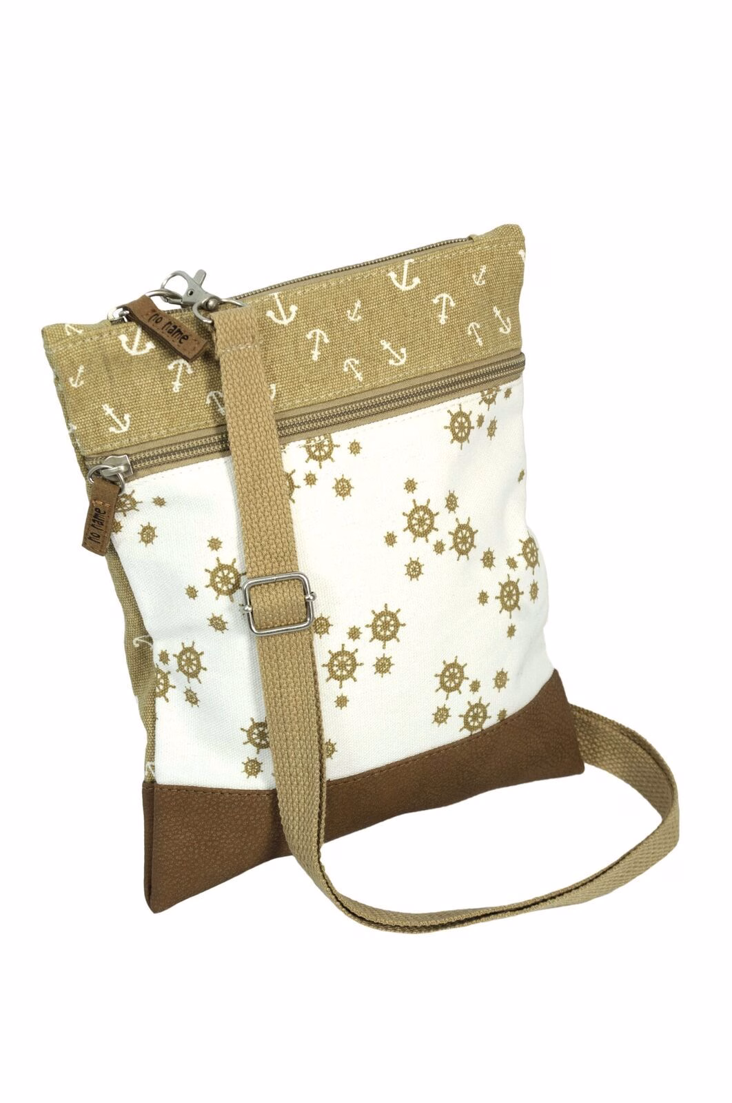 Crossbag Steuerrad & Anker sand 710