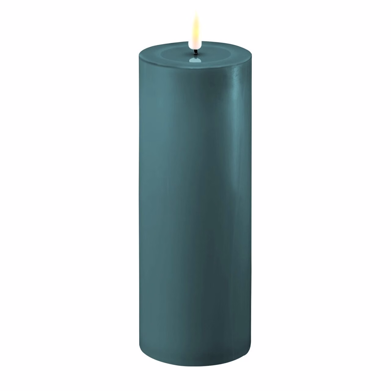 Stumpenkerze LED jade 7,5 x 20cm