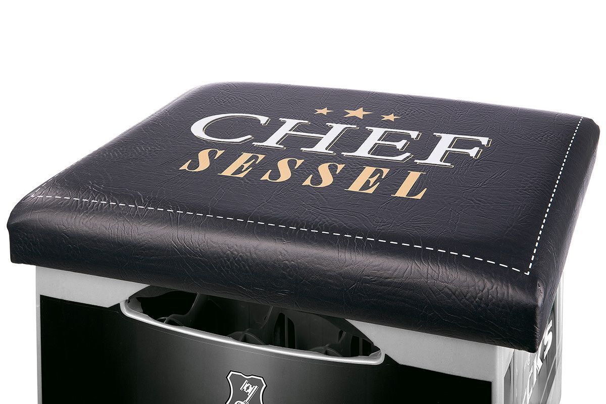 Sitzpolster "Chef Sessel" schwarz Sitzpolster "Chef Sessel" schwarz
