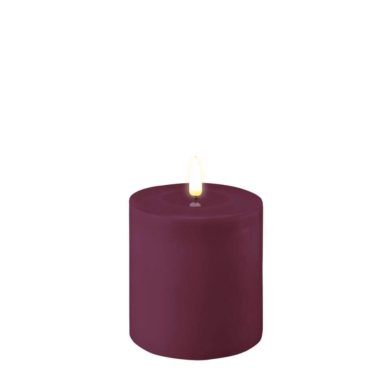 RF-0397 Stumpenkerze LED Violett 10 x 10cm