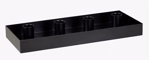 126928_s Kerzenhalter Hasbo schwarz 30cm
