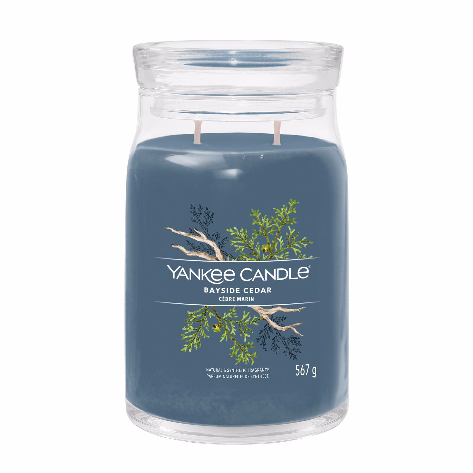 Bayside-Cedar_Large_Lid1 Bayside Cedar Signature Large Jar 567g 2-Docht