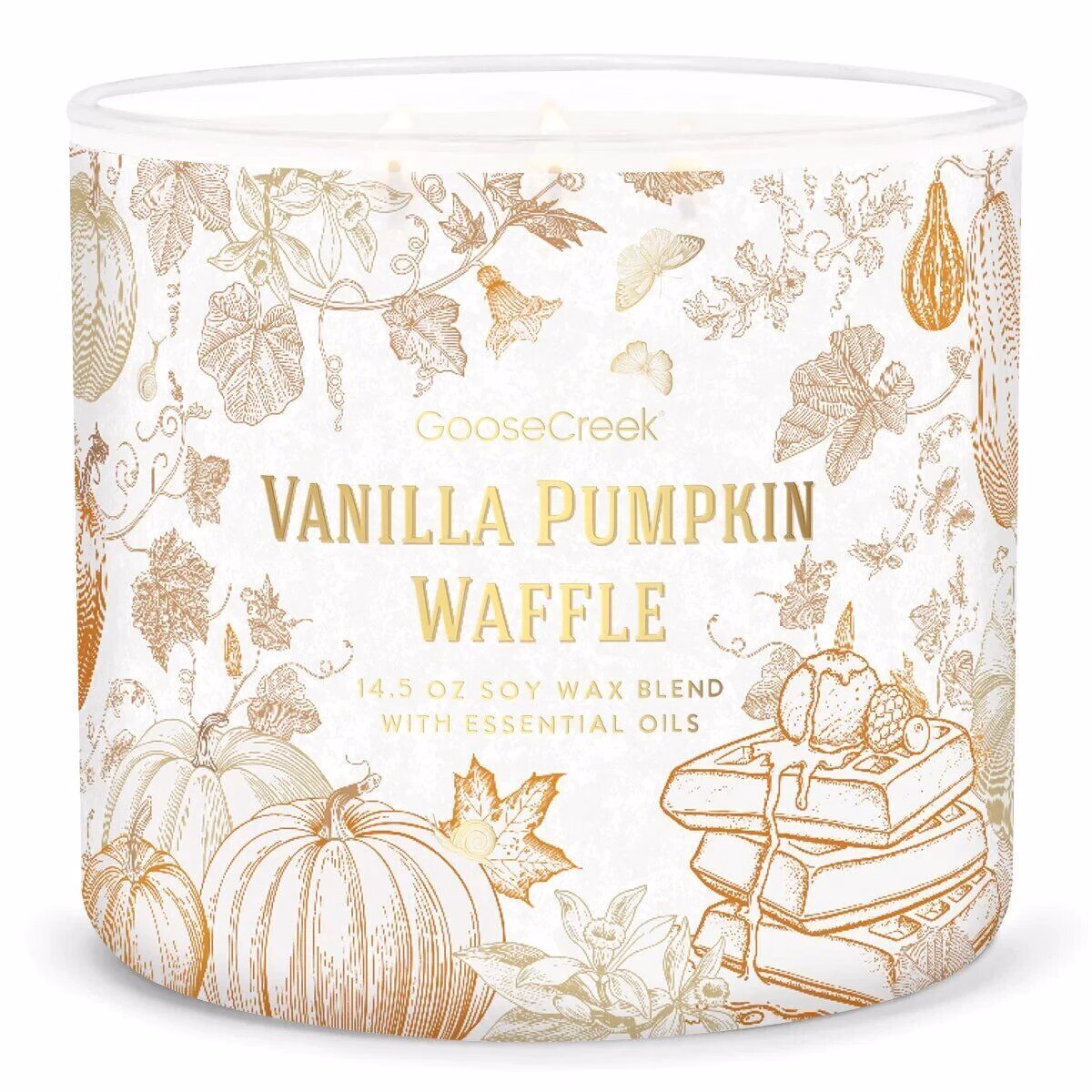 Vanilla Pumpkin Waffle 411g (3-Docht)