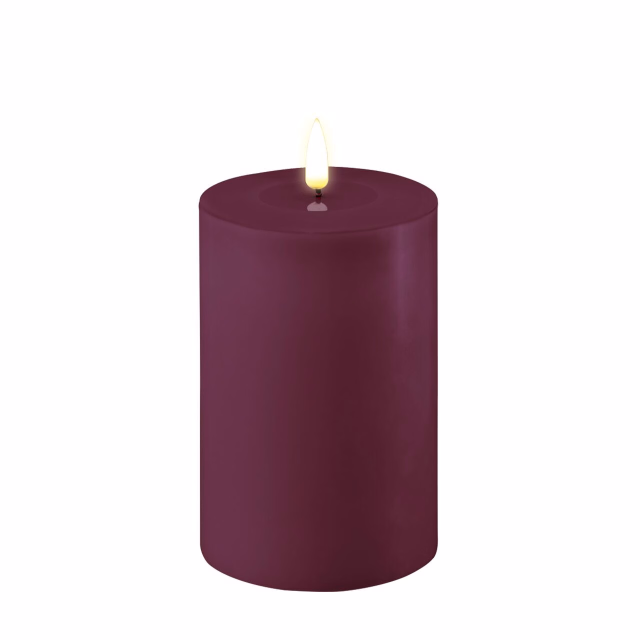 RF-0398 Stumpenkerze LED Violett 10 x 15cm