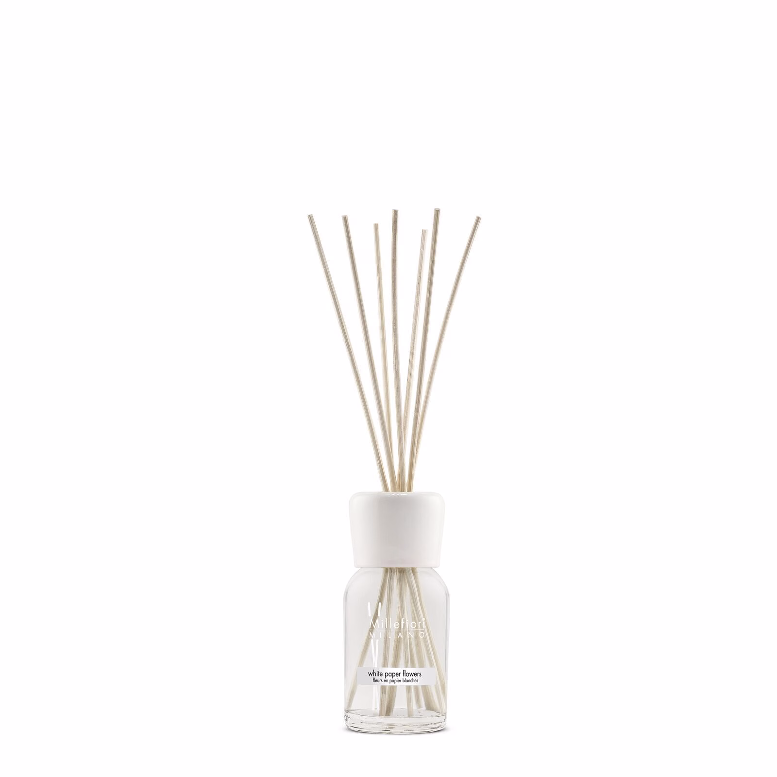 7MDWF_Millefiori-Milano_Reed-Diffuser-100ml_White-Paper-Flowers White Paper Flowers - Milano Reed Diffuser 100ml