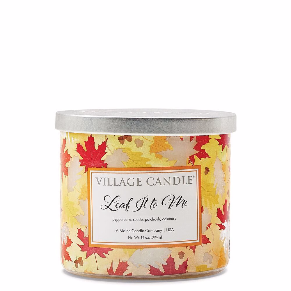 4170119village Leaf It To Me 3-Docht Tumbler 396g Luminary