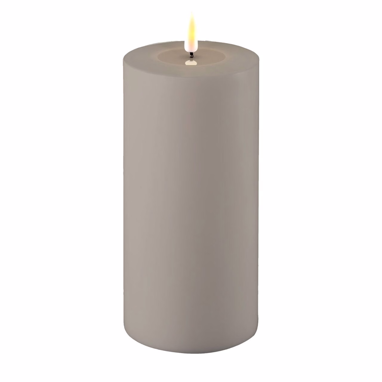 RF-UL-0054 Outdoor Stumpenkerze LED Grau 10 x 20cm