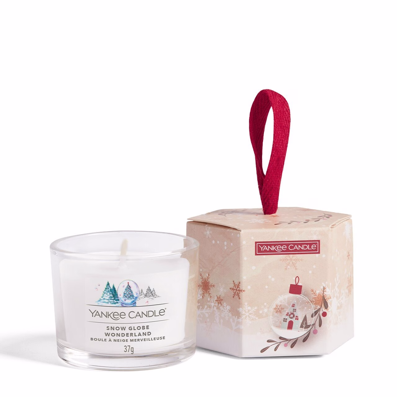 2022-05-06-Yankee-Candle-Q4-Silo-JN12156_18045E 1 Glasvotivkerze Snowflake Kisses Geschenkset Weihnachten Snow Globe Wonderland