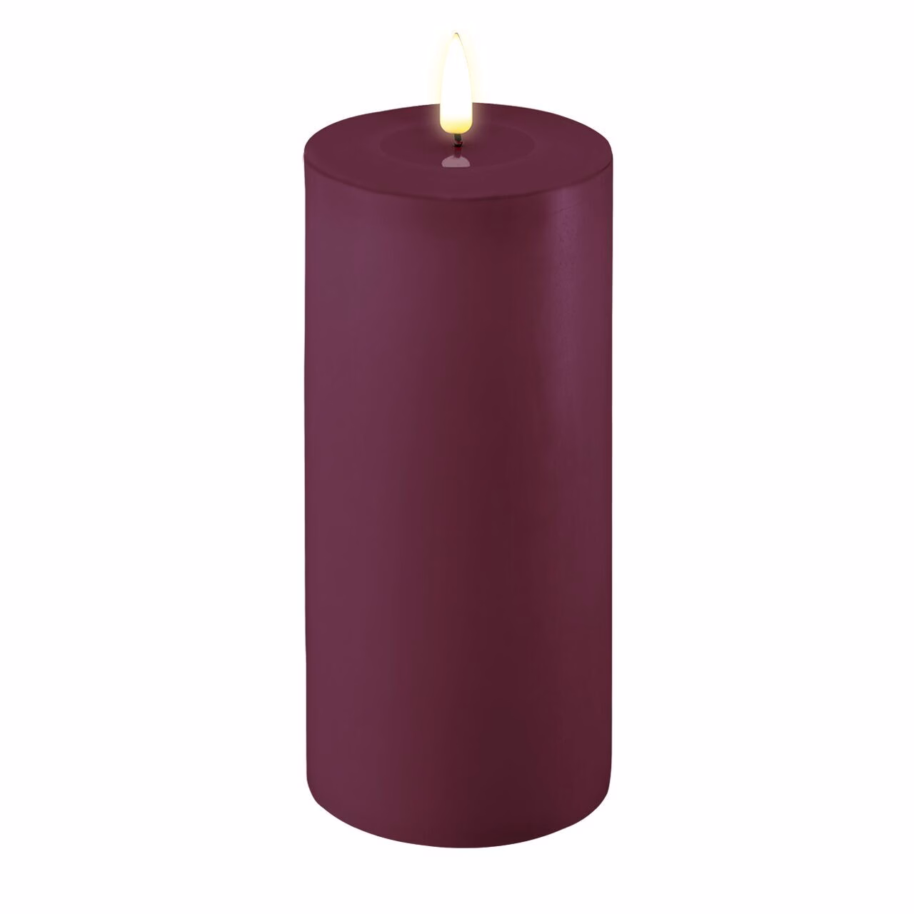 RF-0399 Stumpenkerze LED Violett 10 x 20cm