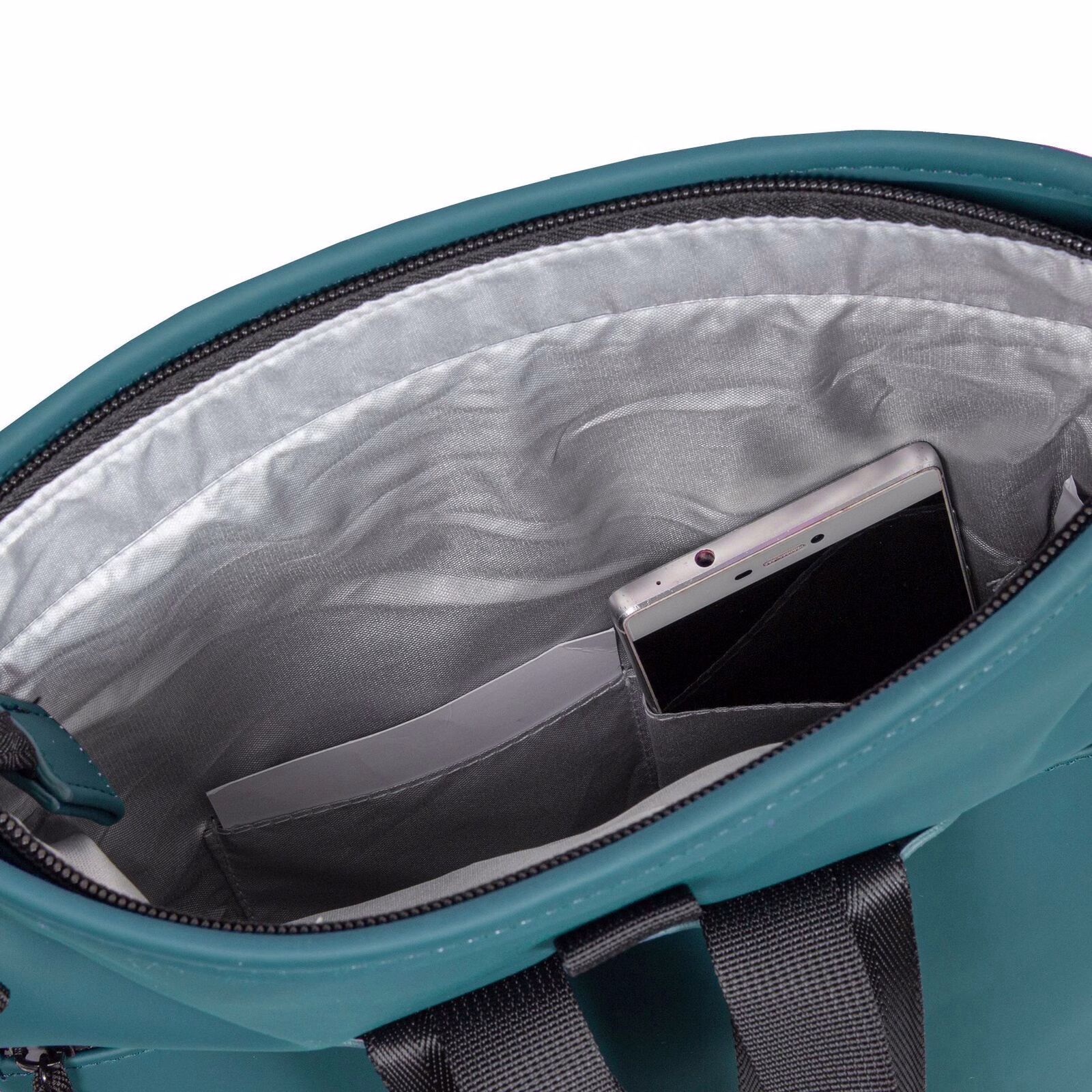 xhsFmV7U Mart - Los Angeles Rolltop Mini Rucksack petrol