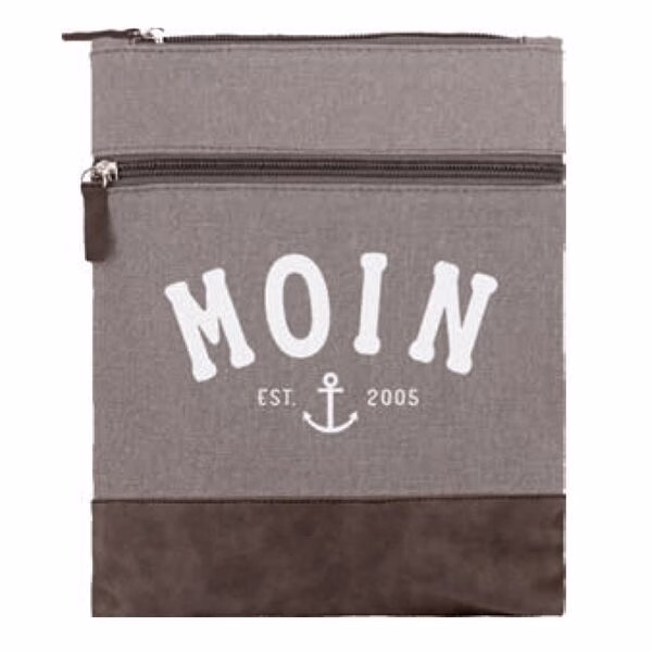 Canvas Crossbag 054 (Moin grau)