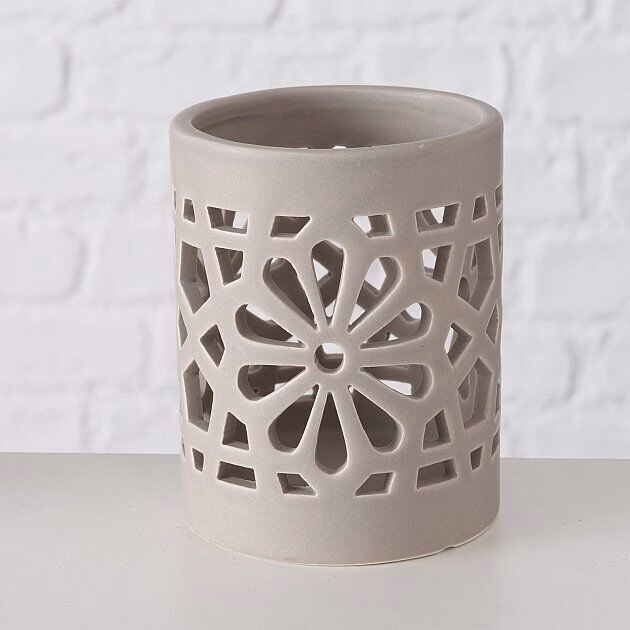 Windlicht Anita 11cm taupe
