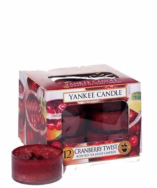 cranberry-twist-tealight-mockup Yankee Candle - Cranberry Twist Teelichte 12St