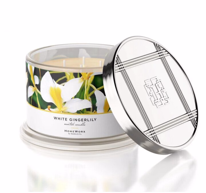 gingerlilyhomeworx White Gingerlily 510g (4-Docht)
