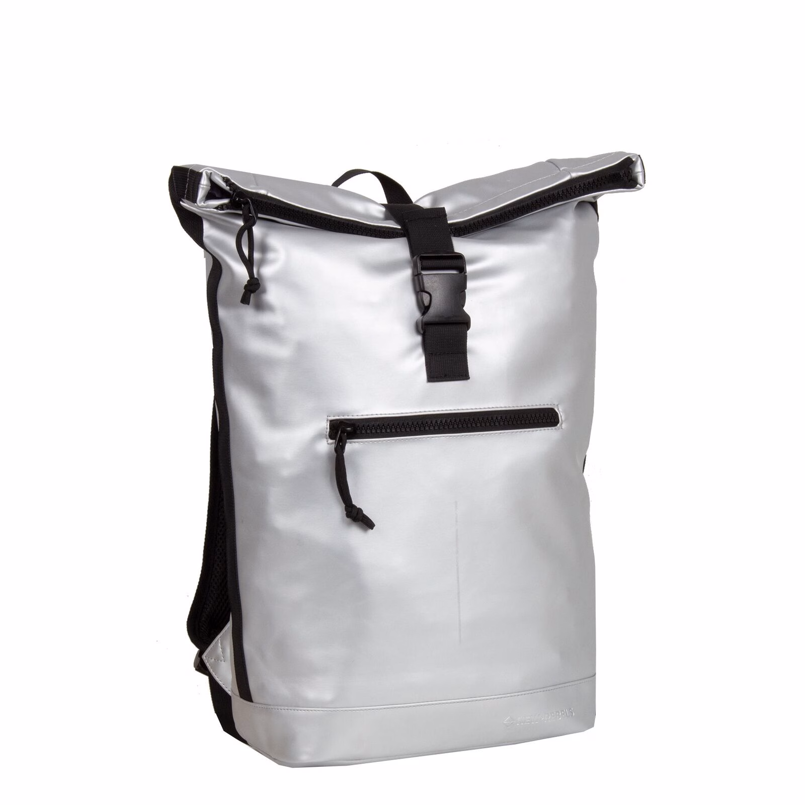 Mart - New York Rolltop Rucksack silber metallic