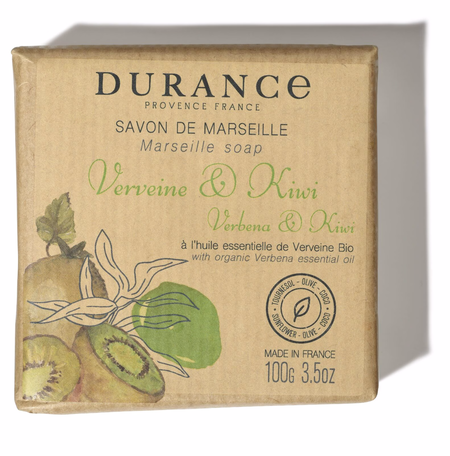 Verbene & Kiwi Marseiller Seife 100g