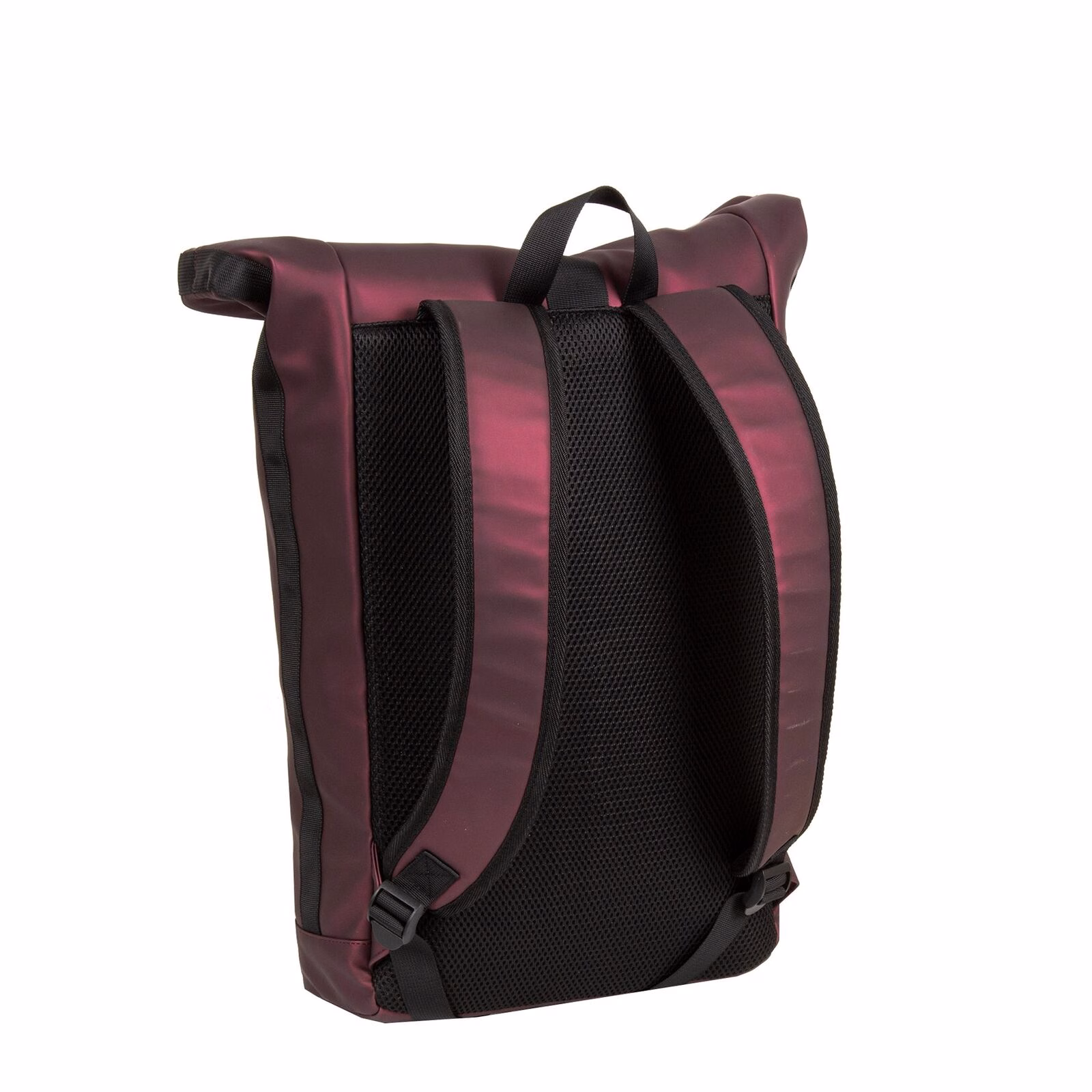 6NS2rvMQ Mart - New York Rolltop Rucksack burgund metallic