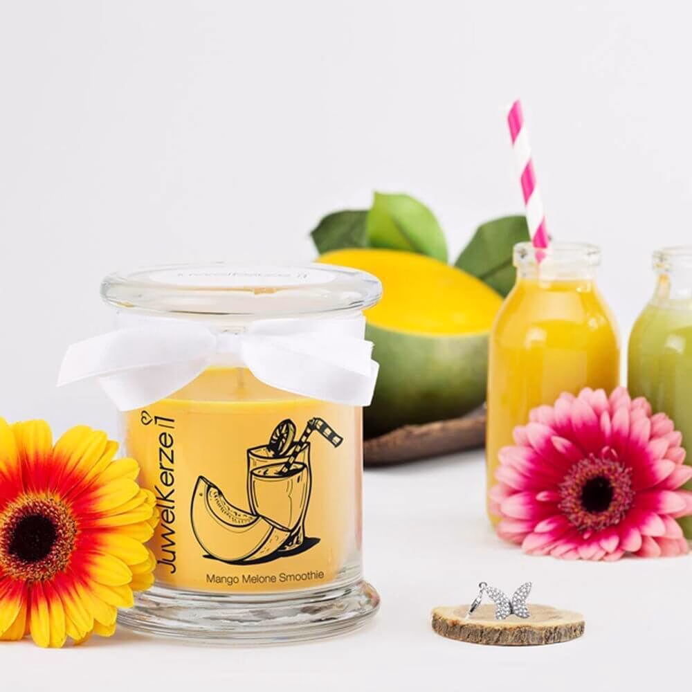 JuwelKerze Mango Melone Smoothie (Charm Anhänger) 230g