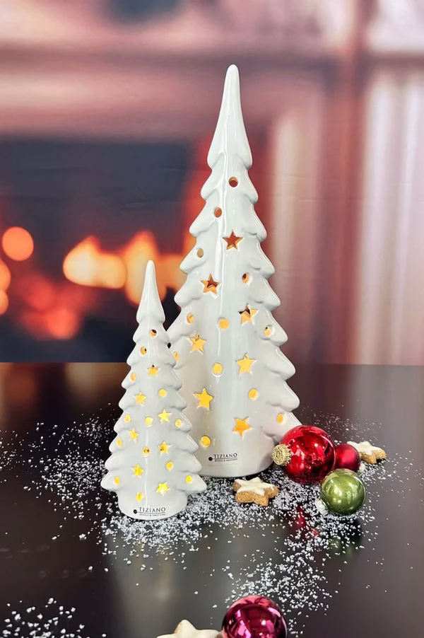 Weihnachtsbaum Trissino LED 22cm cremeweiß