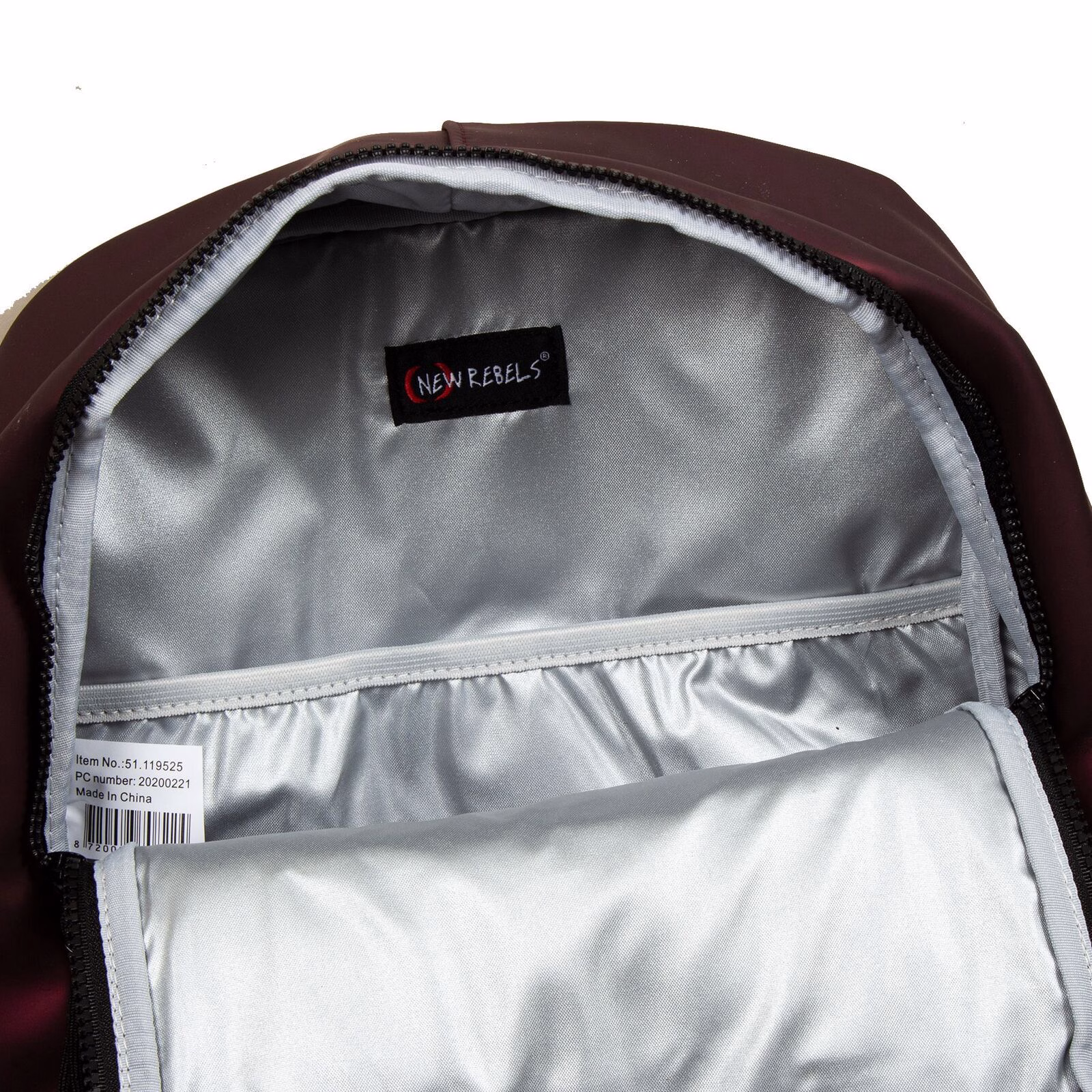 mggrihM4 Mart - Chicago Rucksack burgund metallic