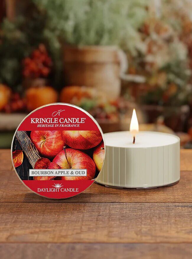 Bourbon Apple & Oud Daylight 42g Kerze