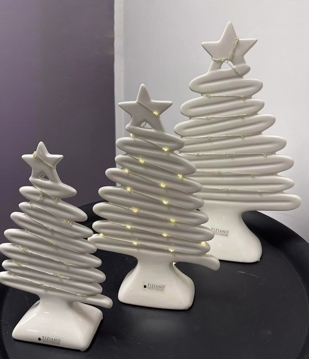 Weihnachtsbaum Natalino LED 20cm cremeweiß