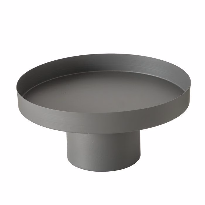 Deko Tablett Samona grau 25cm