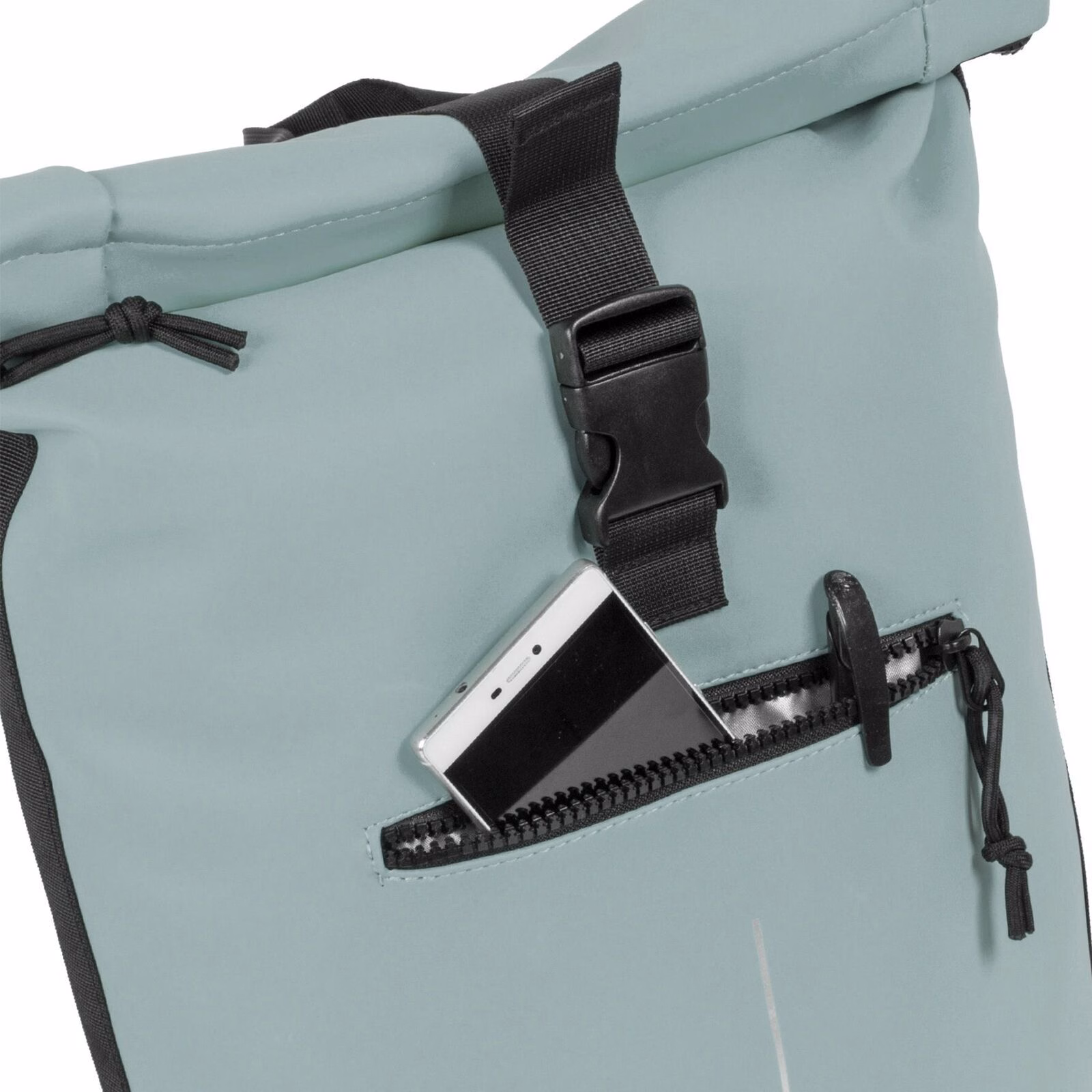 pWNqVFWI Mart - New York Rolltop Rucksack hellblau