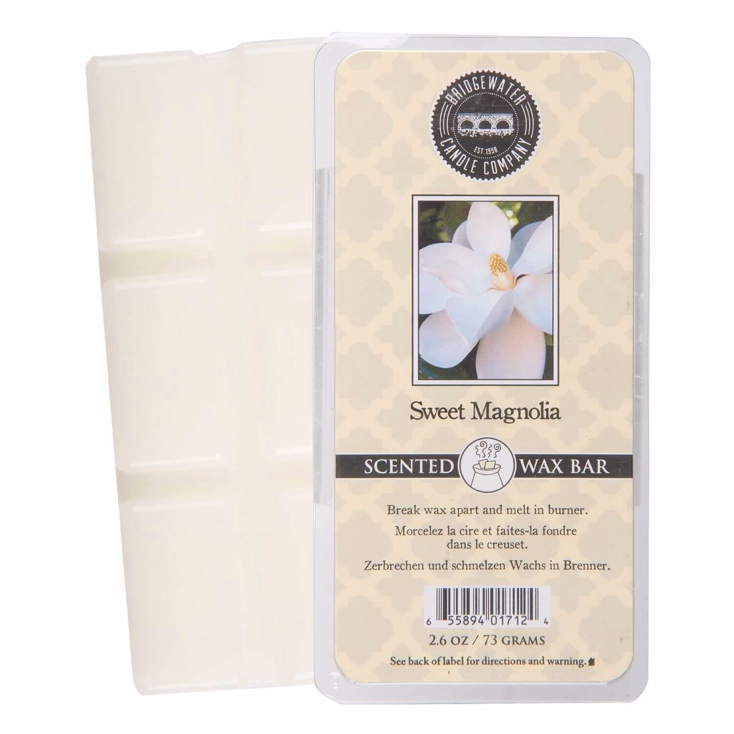 Sweet Magnolia Wax Bar 73g - Bridgewater