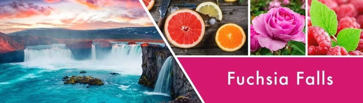 Fuchsia Falls 411g (3-Docht)