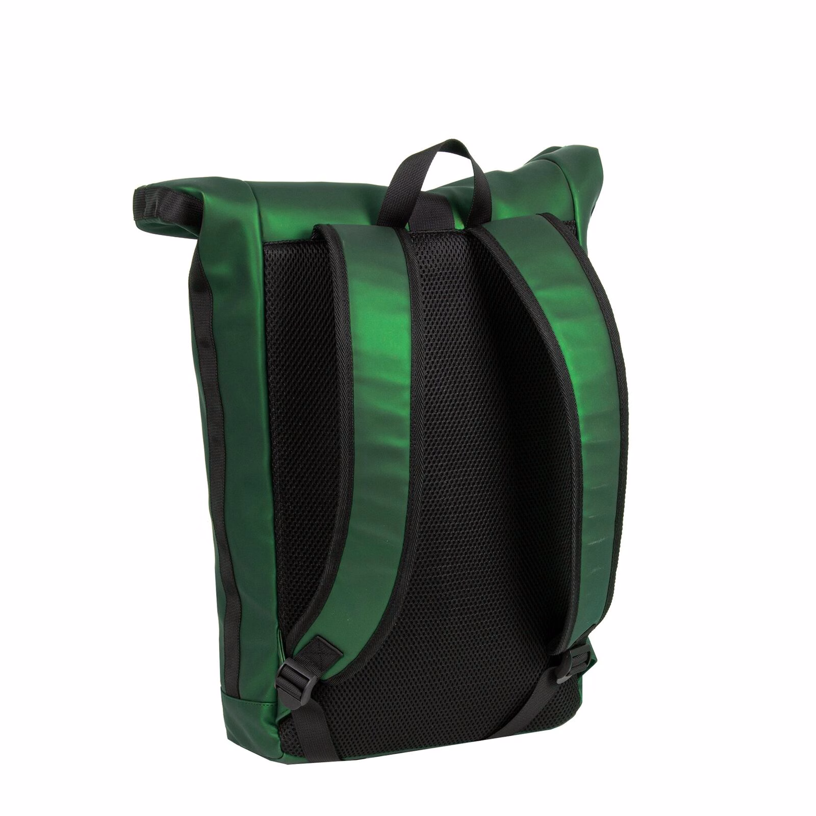 Mart - New York Rolltop Rucksack grün metallic
