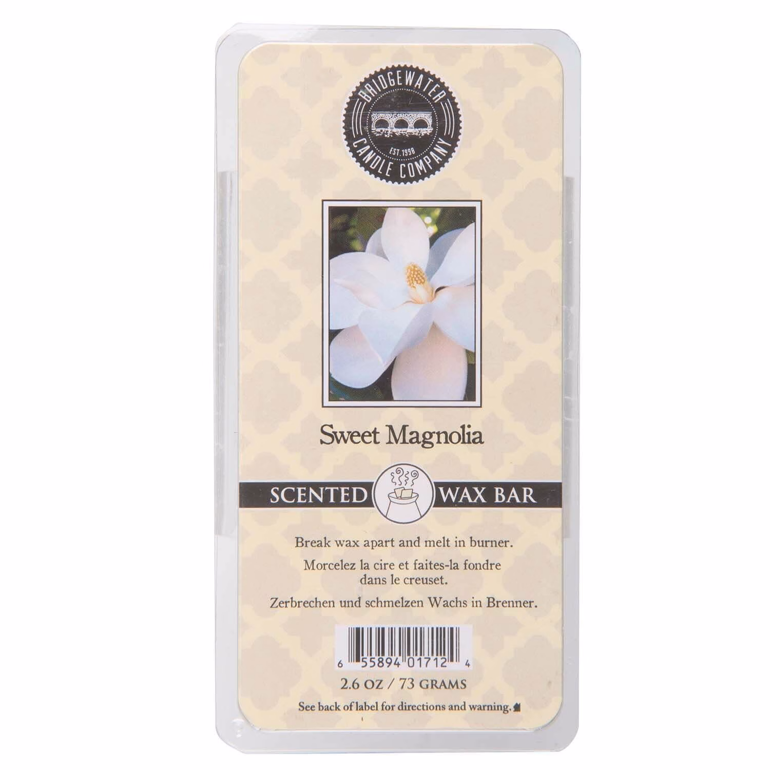 BW_SweetMagnolia_WaxBar_Front Sweet Magnolia Wax Bar 73g