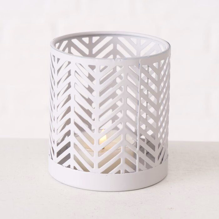 Windlicht Dunvilla 8cm grau